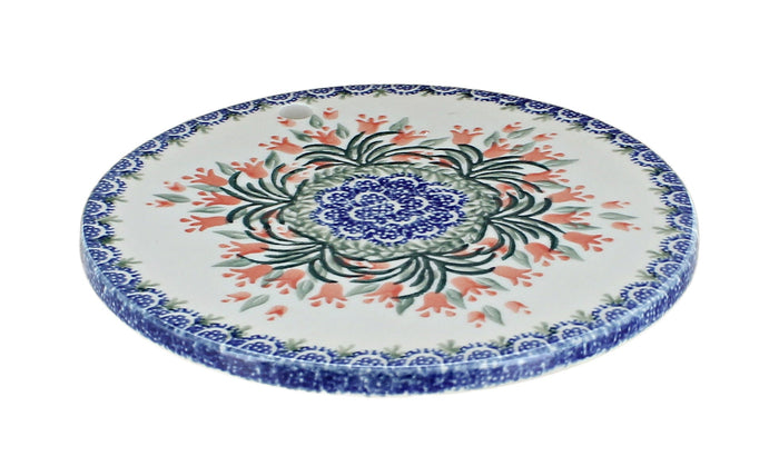 Polish Pottery Spring Tulip Trivet