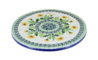 Polish Pottery Dandelion Trivet
