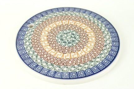 Athena Trivet Polish Pottery