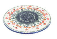 Polish Pottery Peach Posy Trivet