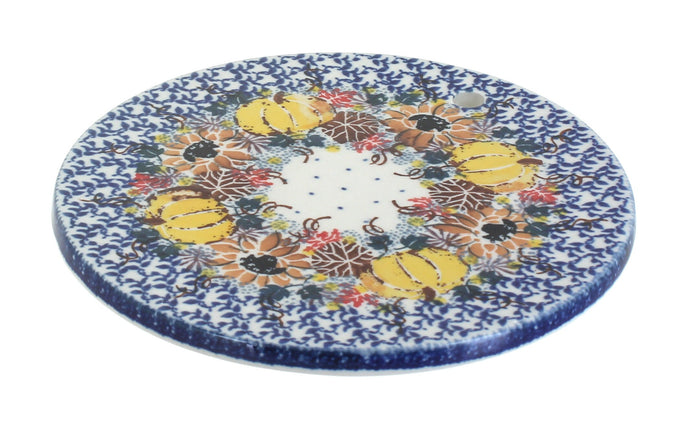 Polish Pottery Harvest Bounty Trivet