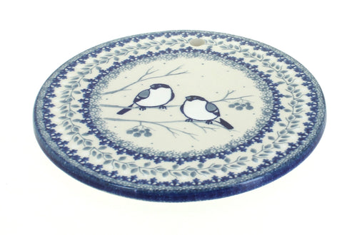 Polish Pottery Bluebird Trivet