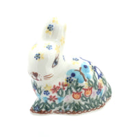 Polish Pottery Garden of Eden Small Rabbit