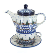 Polish Pottery Rustic Pines Tea for One