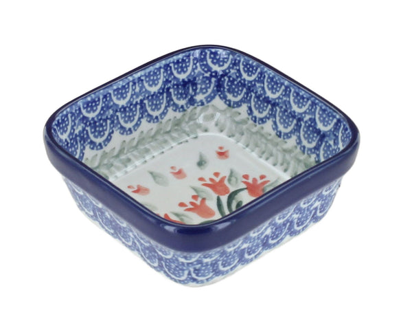 Spring Tulip Small Square Dish