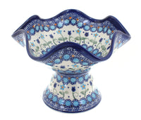 Polish Pottery Savannah Pedestal Candy Dish