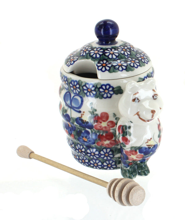 Garden Butterfly Honey Pot