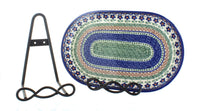 Polish Pottery Large 8" Loop Design Plate Rack