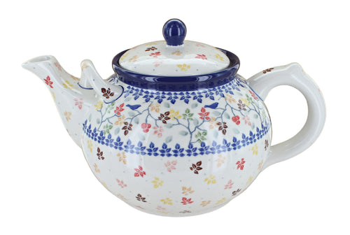 Polish Pottery Autumn Grove Large Teapot