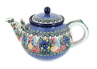 Polish Pottery Summer Blooms Large Teapot