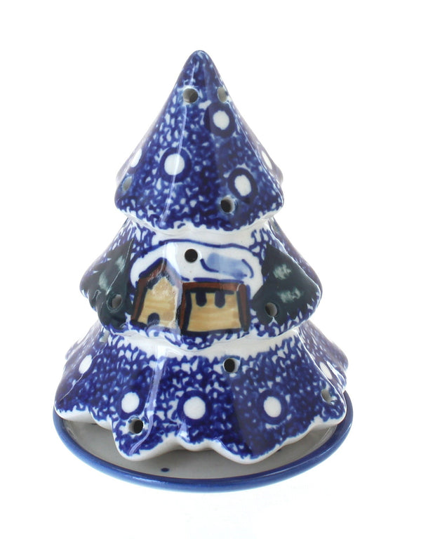 Winter Forest Christmas Tree Luminary