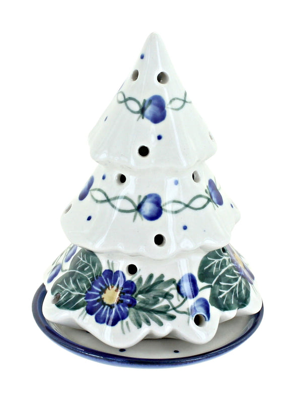 Forget Me Not Christmas Tree Luminary