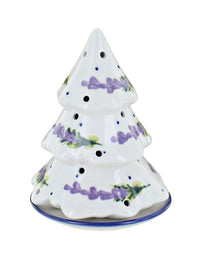 Polish Pottery Lavender Fields Tree Luminary