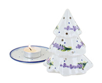 Lavender Fields Tree Luminary Polish Pottery