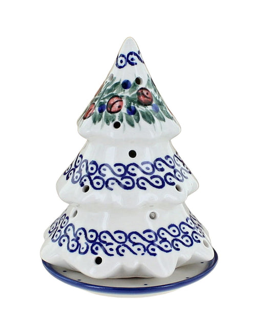 Polish Pottery Berry Tree Luminary