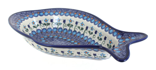 Polish Pottery Savannah Deep Fish Dish