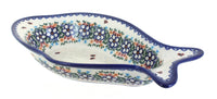 Polish Pottery Scarlett Deep Fish Dish