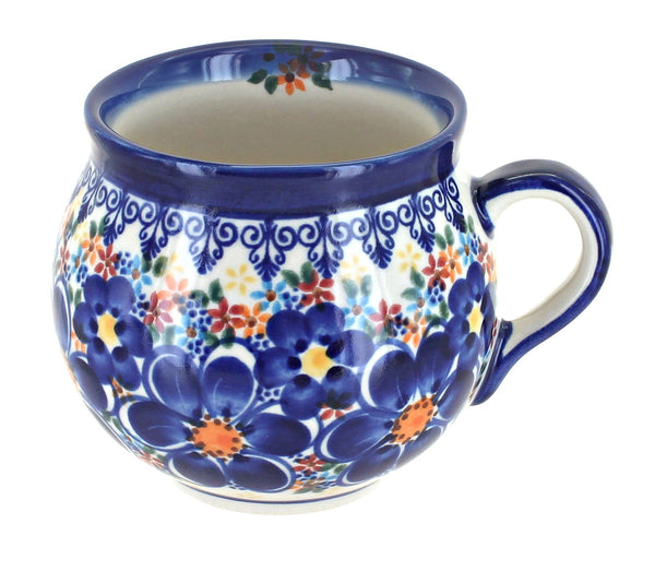 Blue Dahlia Bubble Mug