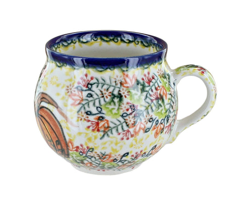 Polish Pottery Harvest Festival Bubble Mug
