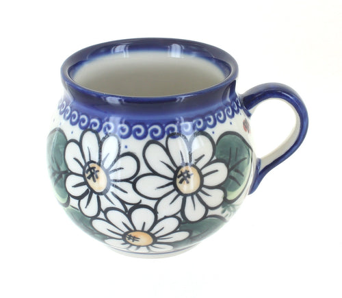 Polish Pottery Ladybug Bubble Mug