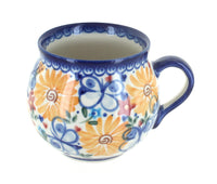Polish Pottery Butterfly Bubble Mug