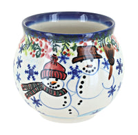 Polish Pottery Snowflake Friends Bubble Mug