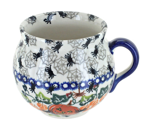 Polish Pottery Trick or Treat Bubble Mug