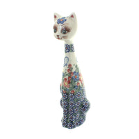 Polish Pottery Garden Butterfly Medium Cat