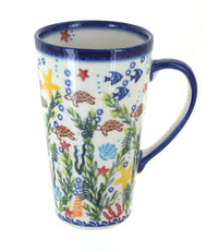 Polish Pottery Atlantis Large Coffee Mug