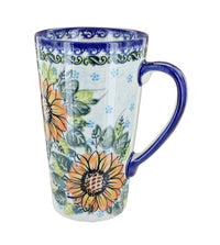 Polish Pottery Sunflower Splendor Large Coffee Mug