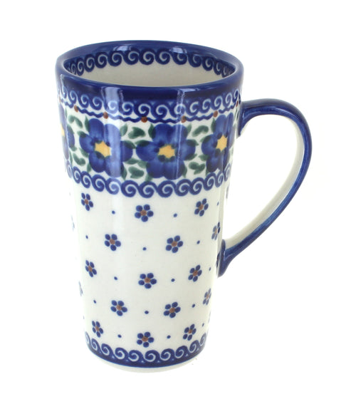 Polish Pottery Spring Blossom Large Coffee Mug