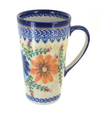 Polish Pottery Autumn Burst Large Coffee Mug