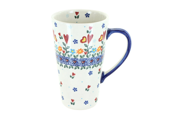 Hearts & Flowers Large Coffee Mug