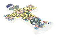 Polish Pottery Sunflower Maze Cross