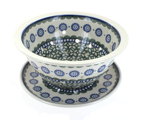 Polish Pottery Maia Berry Bowl & Plate