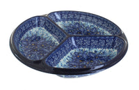 Polish Pottery Joanna Three Part Divided Dish