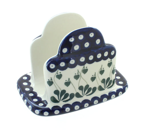 Polish Pottery Alyce Napkin Holder