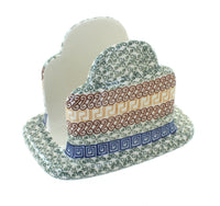 Polish Pottery Athena Napkin Holder