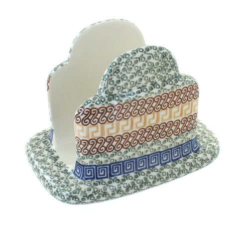 Polish Pottery Athena Napkin Holder