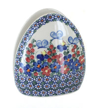 Polish Pottery Garden Butterfly Napkin Holder