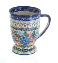 Polish Pottery Ashley Pedestal Coffee Mug