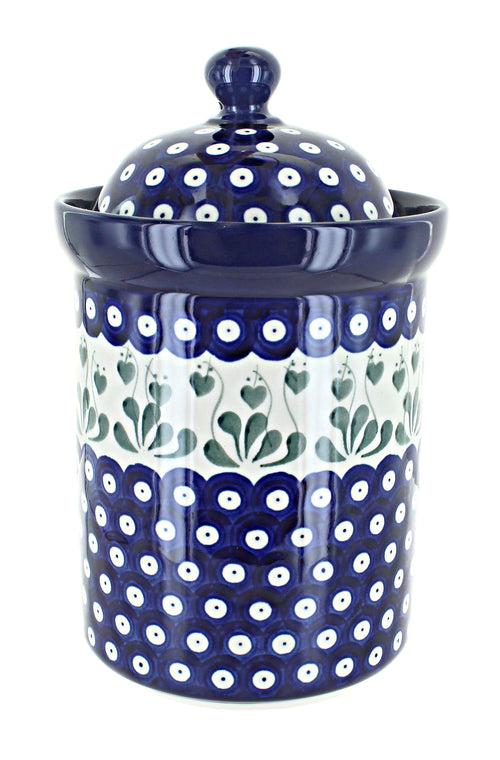 Alyce Large Canister Polish Pottery