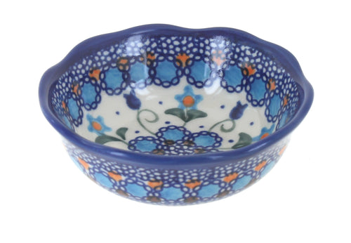 Polish Pottery Savannah Small Scallop Bowl