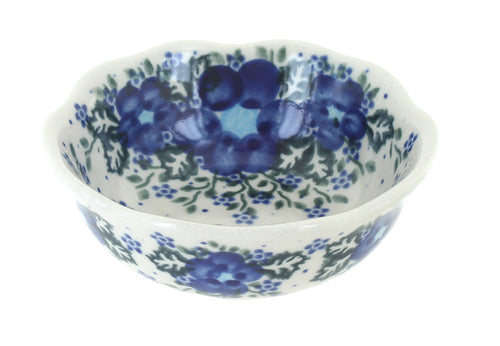 Polish Pottery Melanie Small Scallop Bowl