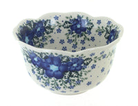 Polish Pottery Melanie Small Deep Scallop Bowl