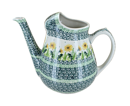 Polish Pottery Dandelion Watering Can