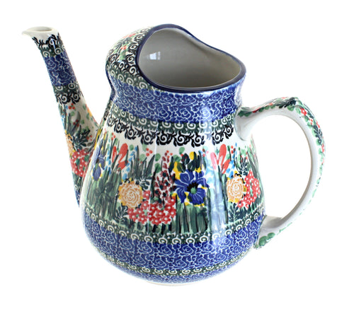 Polish Pottery Summer Blooms Watering Can