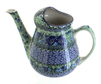 Polish Pottery Sapphire Fields Watering Can