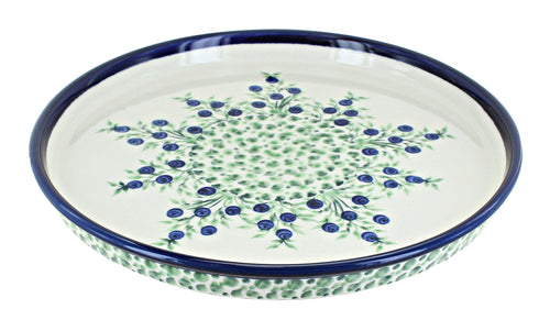Polish Pottery Porcelain Vine Torte Plate