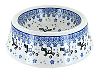 Polish Pottery Dog Bowl